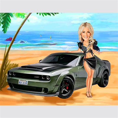 Custom Caricature from Photos - myDaVinci